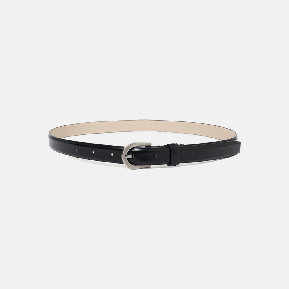 [5/24 예약발송] SIAC3013 leather belt_Black